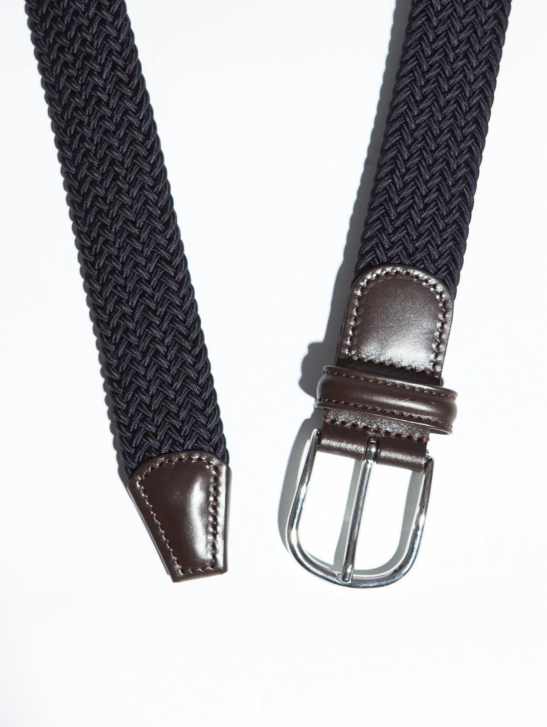 Stretch Woven Belt - Navy