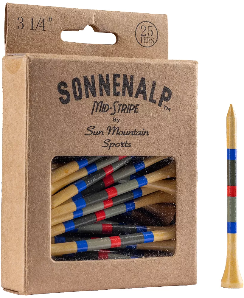 Sun Mountain Sonnenalp Mid-Stripe Golf Tees