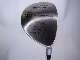 Super Concorde #3+ 13° Fairway Wood Regular Flex Steel Shaft MRH