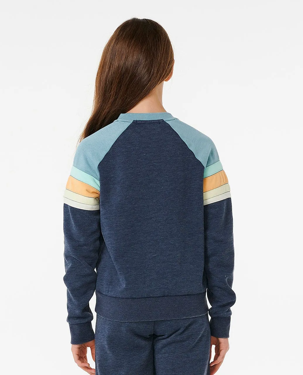 Surf Revival Raglan crew fleece Girl