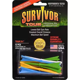 Survivor Professional Spin Distance Golf Tees