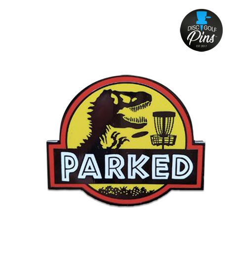 T-Rex Parked Disc Golf Pin