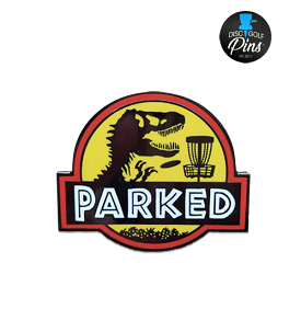 T-Rex Parked Disc Golf Pin