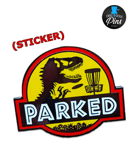 T-Rex Parked Sticker