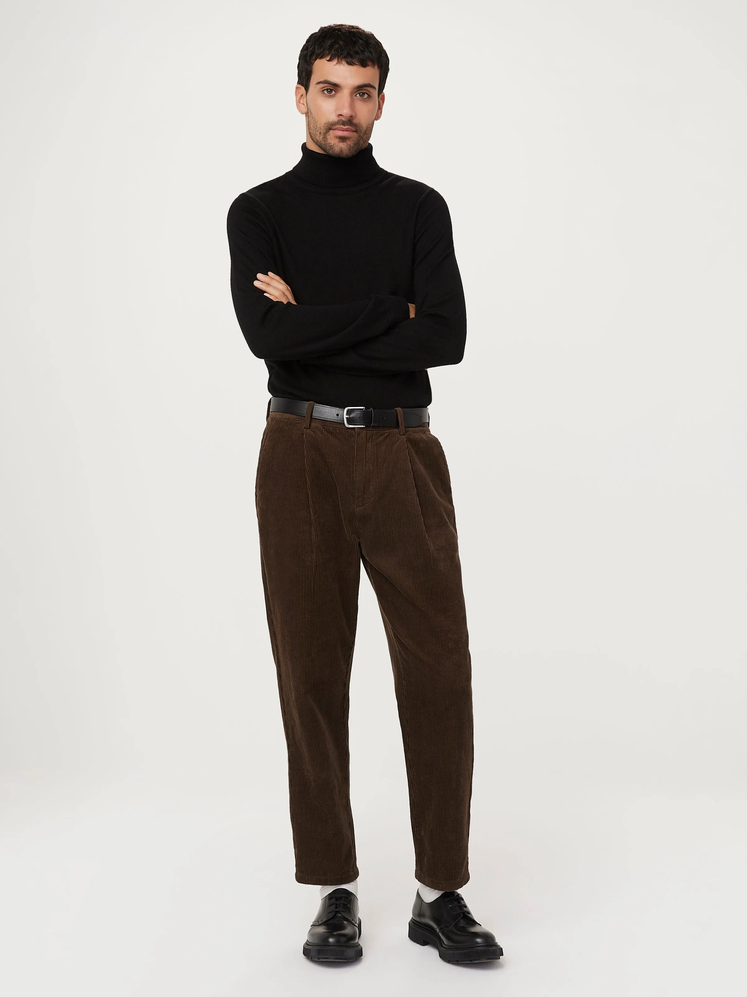 The Merino Wool Turtleneck in Black