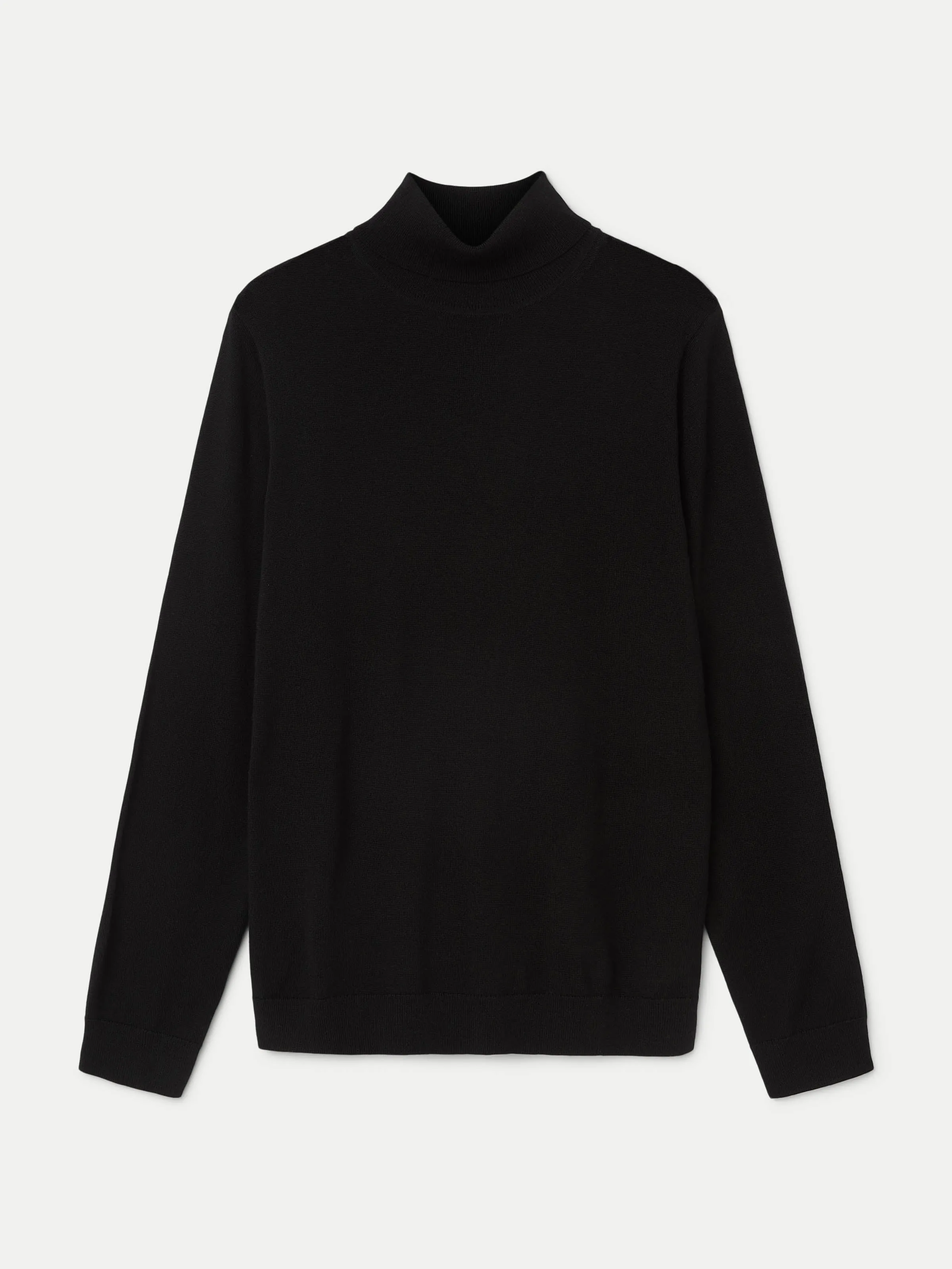 The Merino Wool Turtleneck in Black