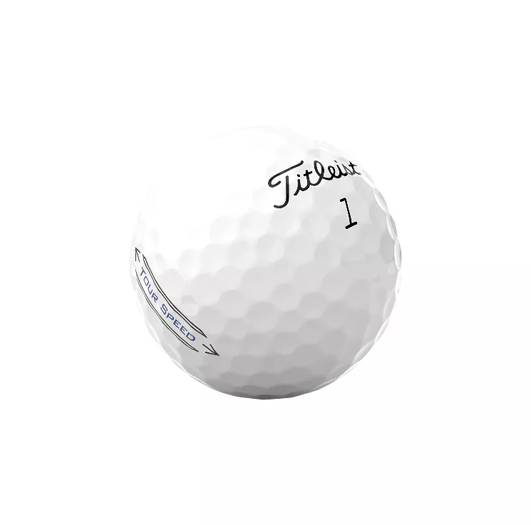 Titleist Tour Speed Golf Ball -  White