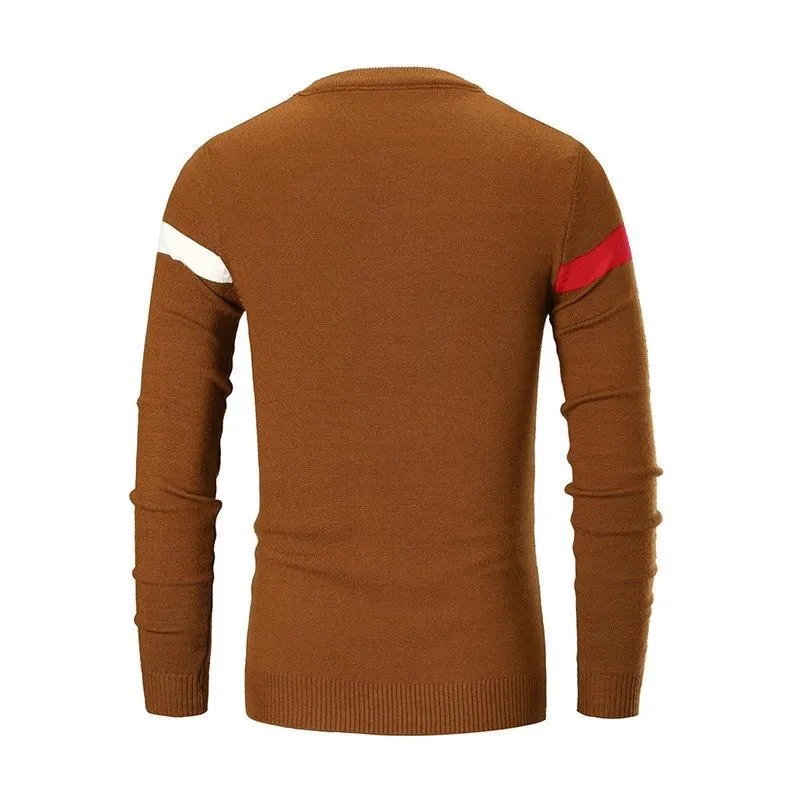 Toned Up Slim Fit Pullover Sweaters For Men