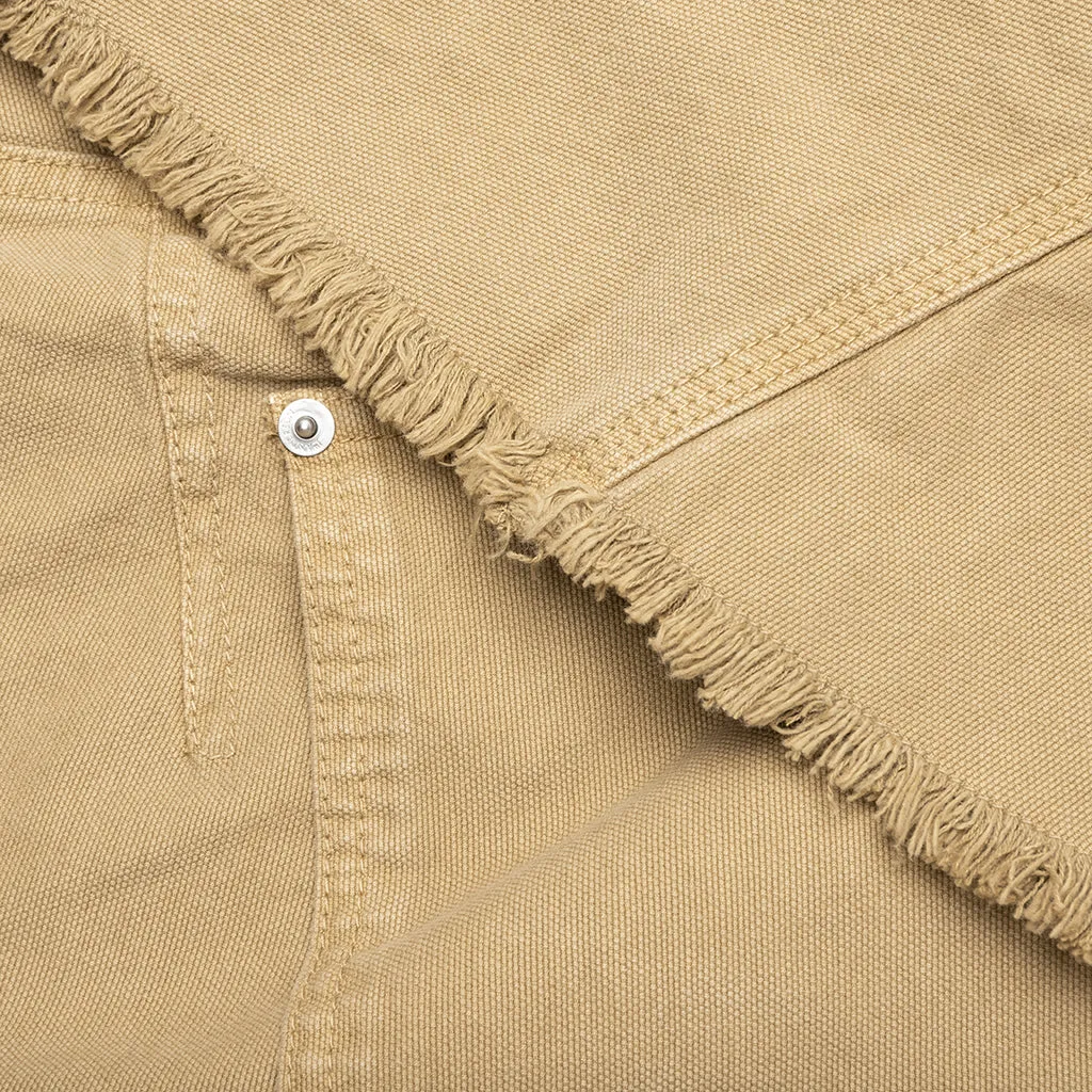 Twisted Workwear Shorts - Beige