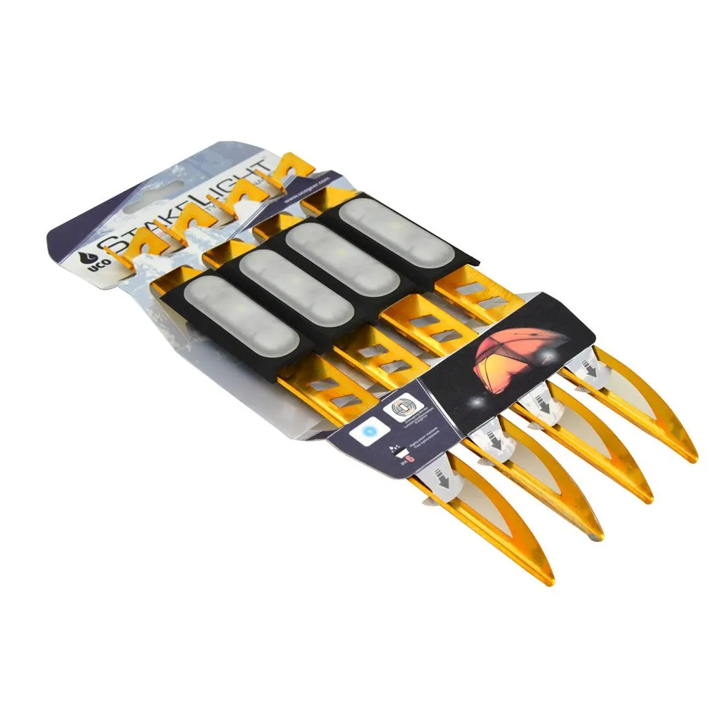 UCO Gear Stakelight 4-Pack Yellow | Buy UCO Gear Stakelight 4-Pack Yellow here | Outnorth