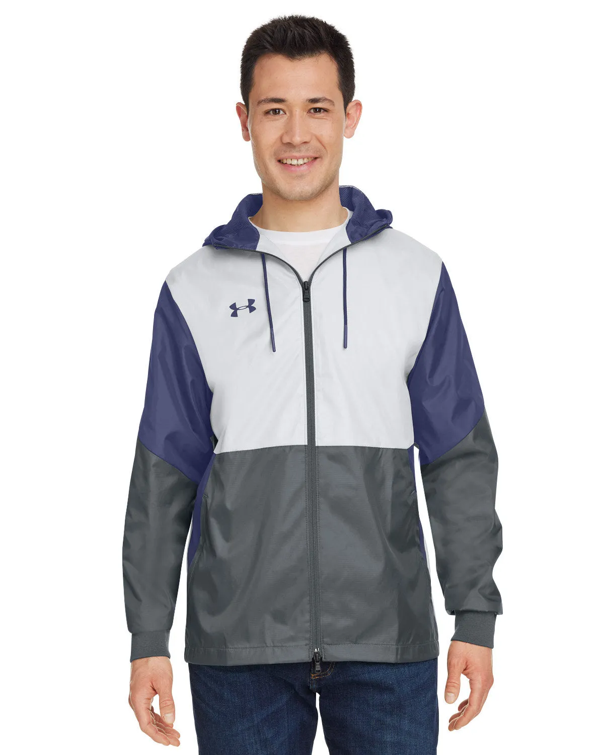 Under Armour Men's Team Legacy Branded Jackets, Navy