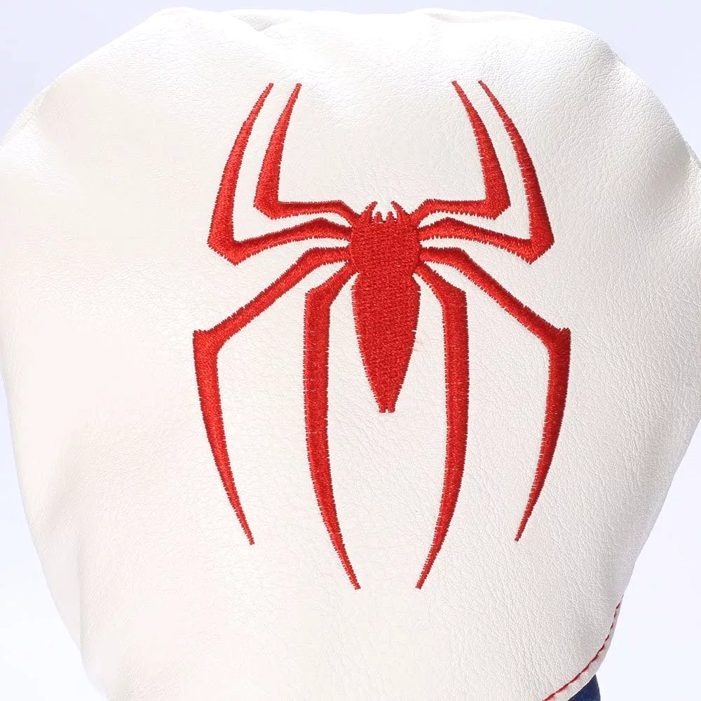 Volf Golf Red White Blue Leather Spider Headcovers