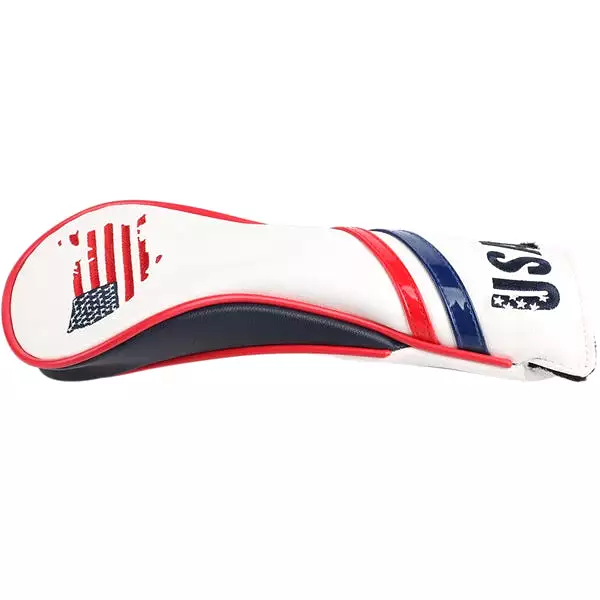 Volf Golf Red White Blue Leather USA Headcovers