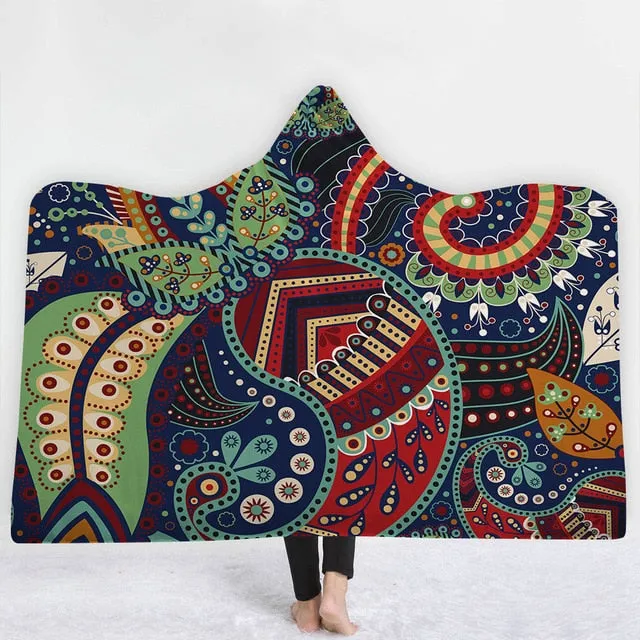 Warm Hooded Snuggle Blankets