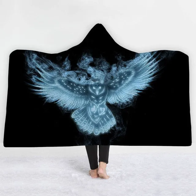 Warm Hooded Snuggle Blankets