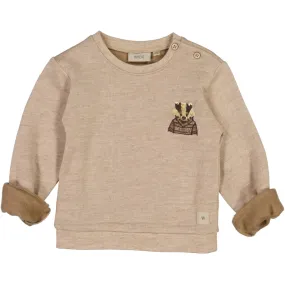 Wool Sweatshirt Badger embroidery