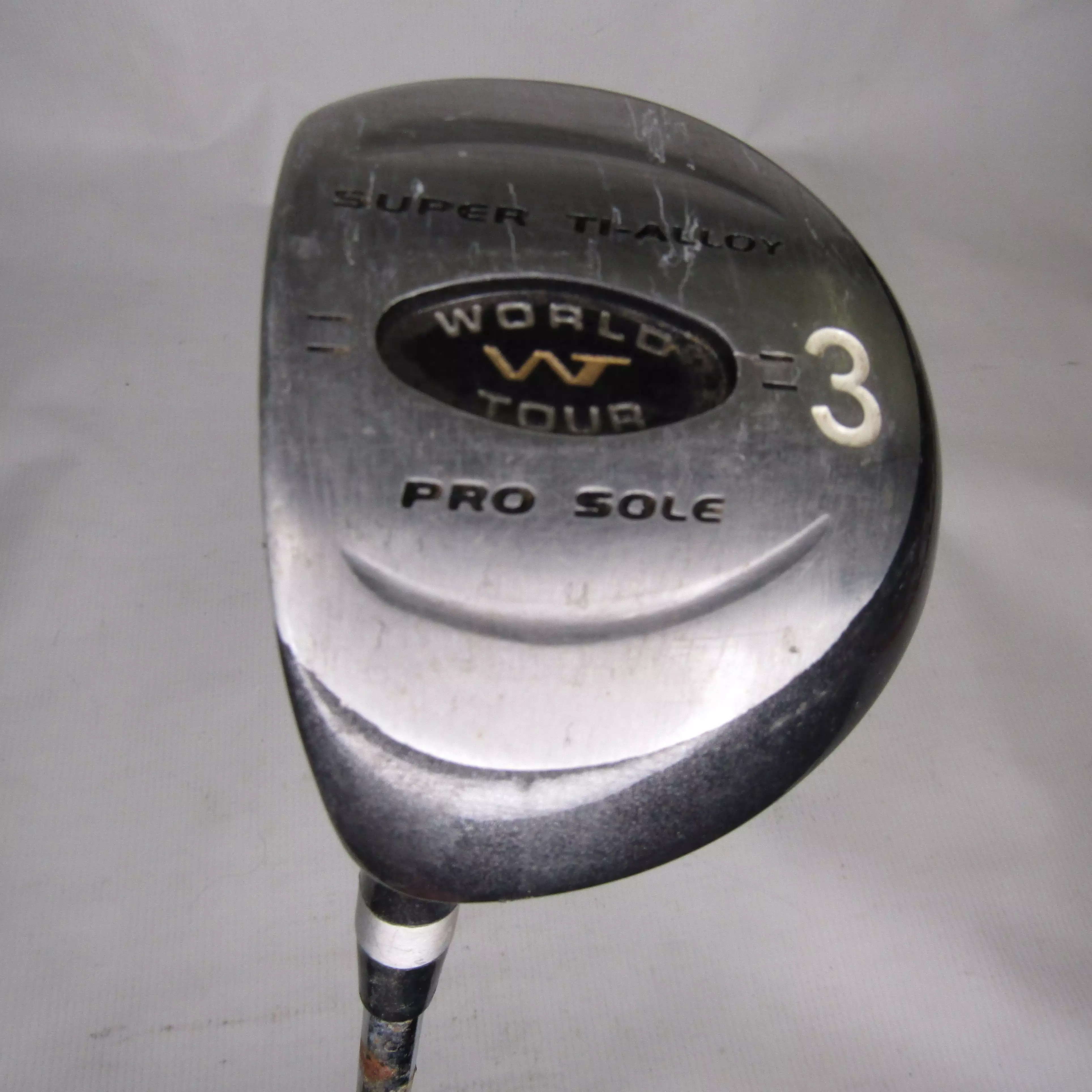 World Tour Pro Sole #3 Fairway Wood Regular Flex Steel Shaft  Men's Left Hand